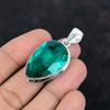 Faceted Chrome Diopside Pendant Natural Gemstone Pendant 925 Sterling Silver Pendant Chrome Diopside Jewelry Handmade Pendants Wedding Gifts