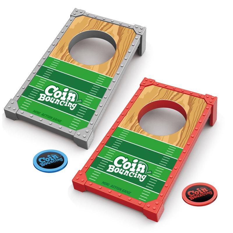 

Creative Desktop Games Toys Fun Ejection Coins Shooting Into The Hole Games Parent-child Interaction Finger Coin Tossing Toys