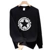 American Heavy Trendy Brand Pure Cotton Printing Men'S Long-Sleeved T-Shirt Spring And Autumn Sweater Casual Round Neck High-End T-Shirt
