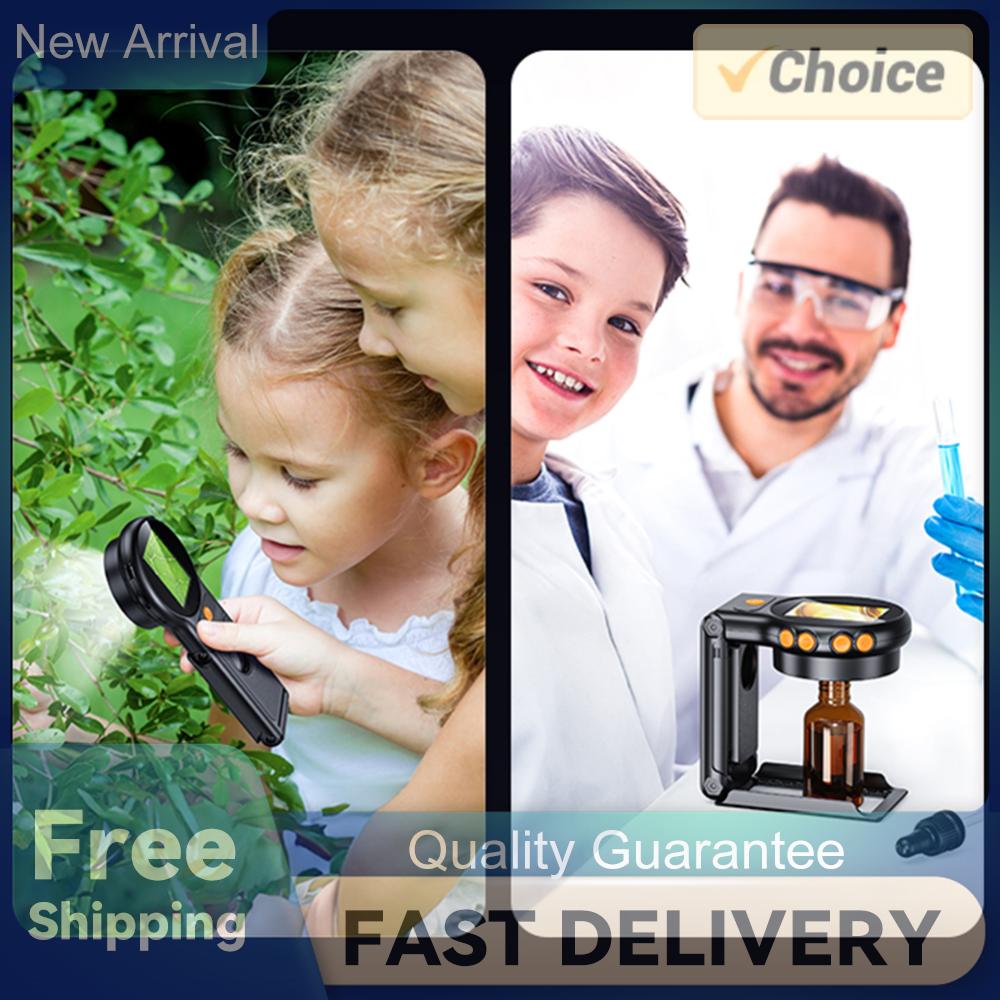 

500X Magnification Digital Microscope 2Inch IPS Screen Portable Handheld Microscope Microscope Camera for Jewelry Watch Repair China Mainland
