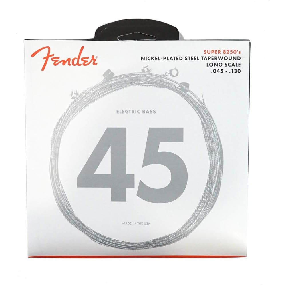 Fender Bass Strings Nickel Plated Steel 82505M 45-130 5-string electric bass strings x 2 sets