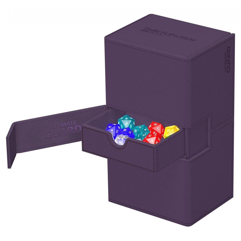 GARDA ULTIMATĂ (Gardă Supremă) Carcasă de pachet TWIN FLIP`N`TRAY 200+ XENO Skin Monocolor Purple