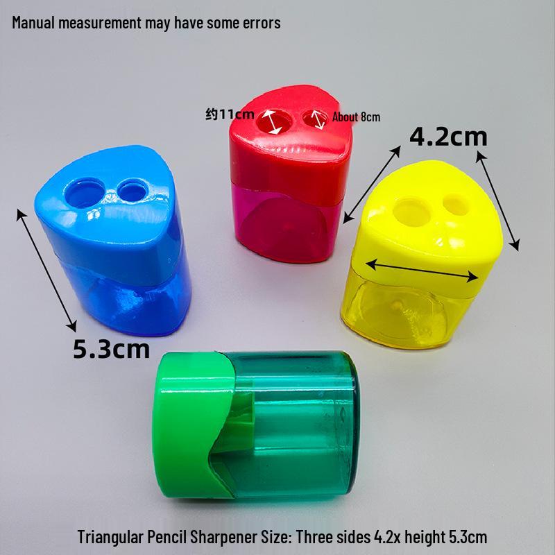 Double-Hole Manual Rotary Pencil Sharpener - Student Stationery