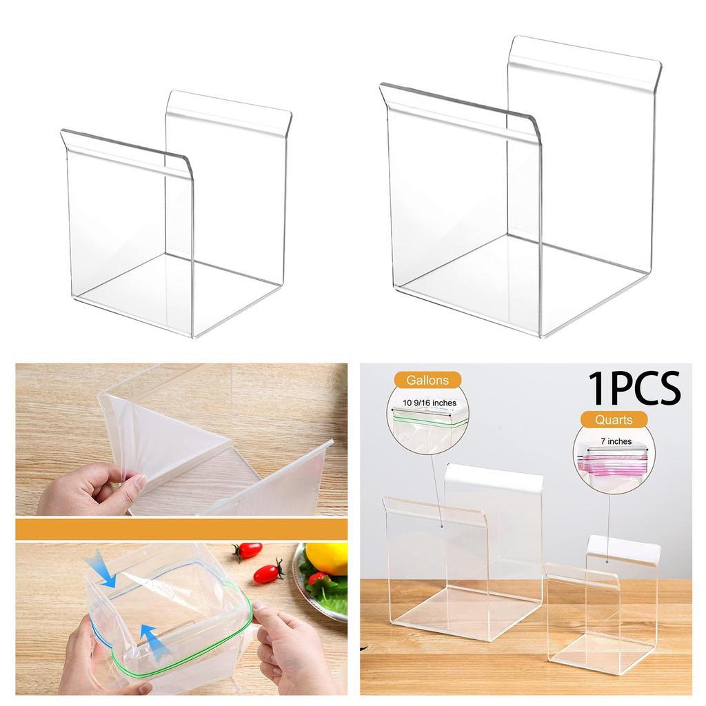 Baggy Rack Holder Filling Freezer Bag Kitchen Gadgets Stand S
