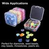 Transparent Multi-Grid Storage Box for DIY, Electronics & Jewelry