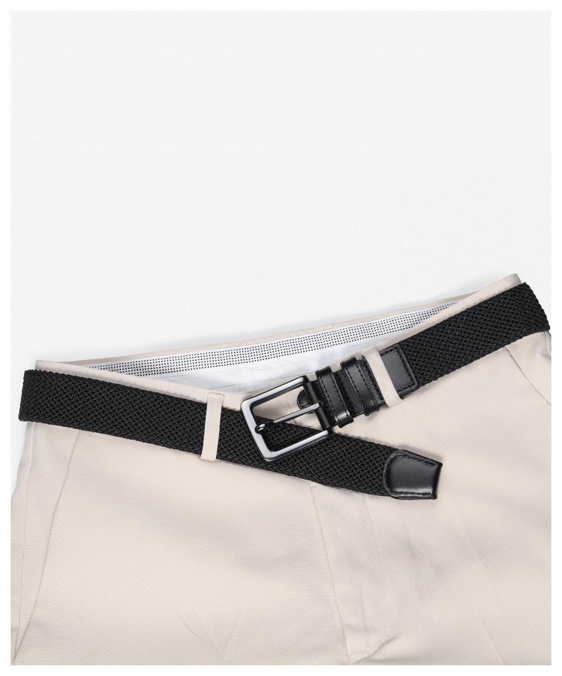 Unisex Elastic Pin Buckle Waist Belt - Versatile Fashion for Men & Women