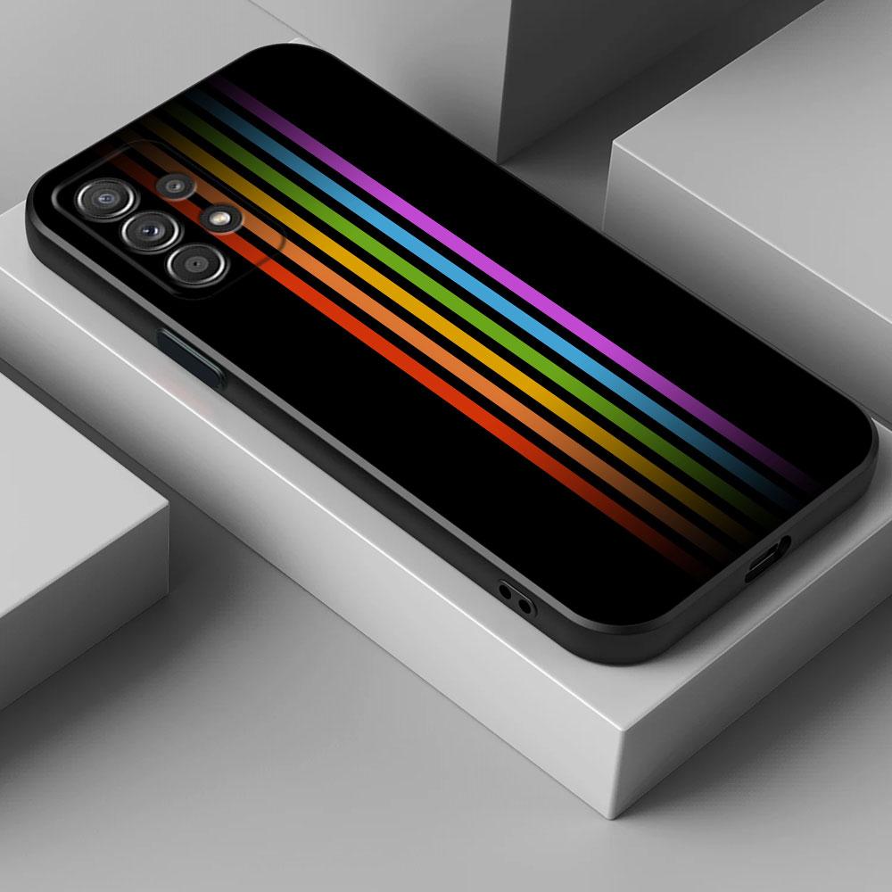 LGBT For Samsung Galaxy A55 Case A54 A52S A53 A51 A34 A35 A33 A32 A50 A72 A71 A30 A7 A9 Case Soft Cover Rainbow Flag Gay Lesbian