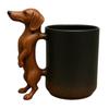 Harz-Dackel-Tasse - Niedliche Tier-Kaffeetasse Schreibtischdekoration Geschenk Freunde Kollegen