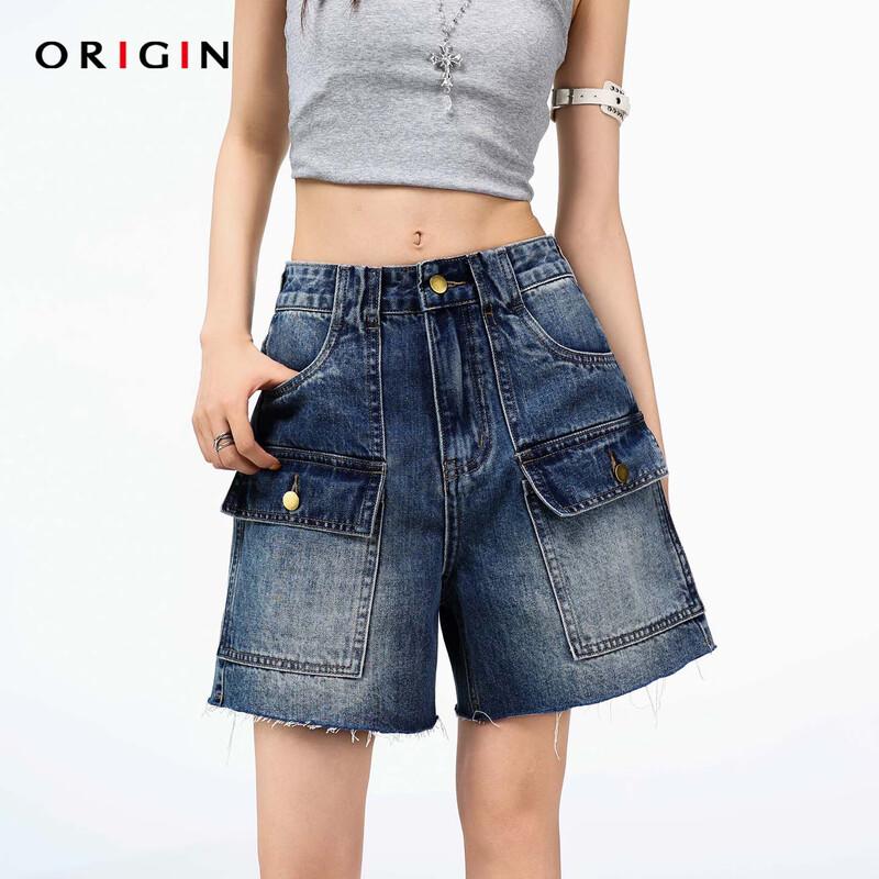 ORIGIN Retro Blue High-Waisted Denim Jeans XS