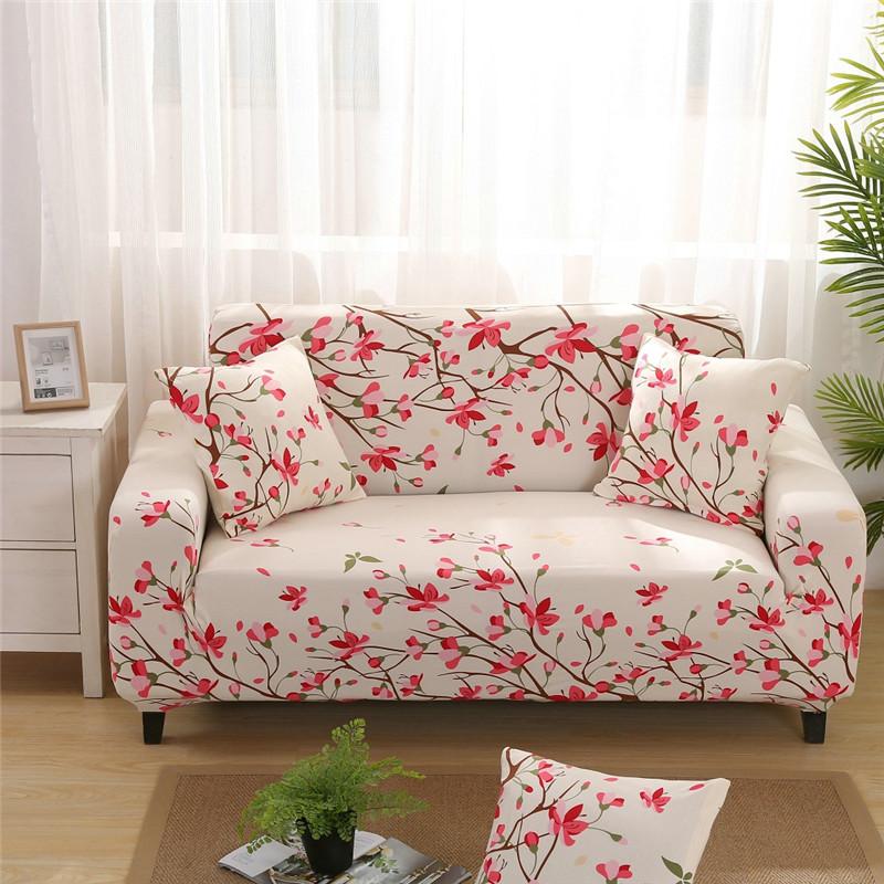 Printed Stretch Sofa Slipcovers Elastic Sofa Covers for Living Room Funda Sofa Chair Couch Cover Home Decor 1/2/3/4-seater