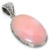 Natural Pink Opal Gemstone Handmade 925 Solid Sterling Silver Pendant 2.50" G7i46