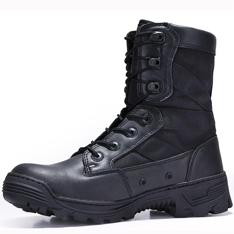 Fashion High-quality Male Desert Tactical Boots Outdoor Combat Boots Men Shoes Waterproof Puncture-proof Safety Boots Hiking Shoes