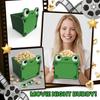 3D-gedruckter Popcorn-Eimer-Behälter mit Frosch-Design Langlebiges Kunststoffmaterial Geeignet für die Aufbewahrung und das Servieren von Snacks im Heimkino