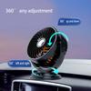 Car Fan DC 24V Electric Car Cooling Fan with 360 Degree Adjustable for Head Low Noise Automobile Vehicle Fan for Car