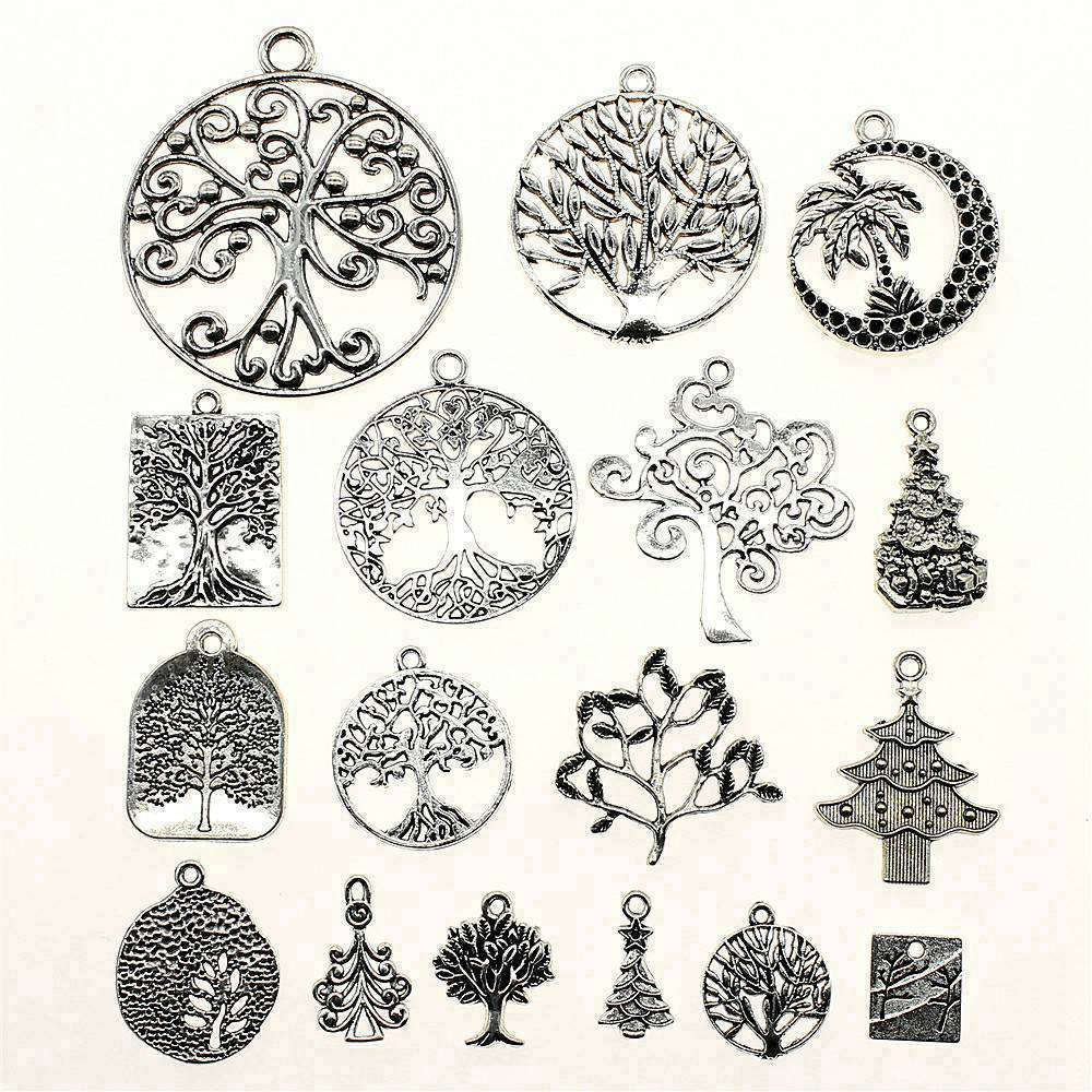 Charms Mix Mixed Plant Animal Pendants Minimalist Jewelry Components QC083