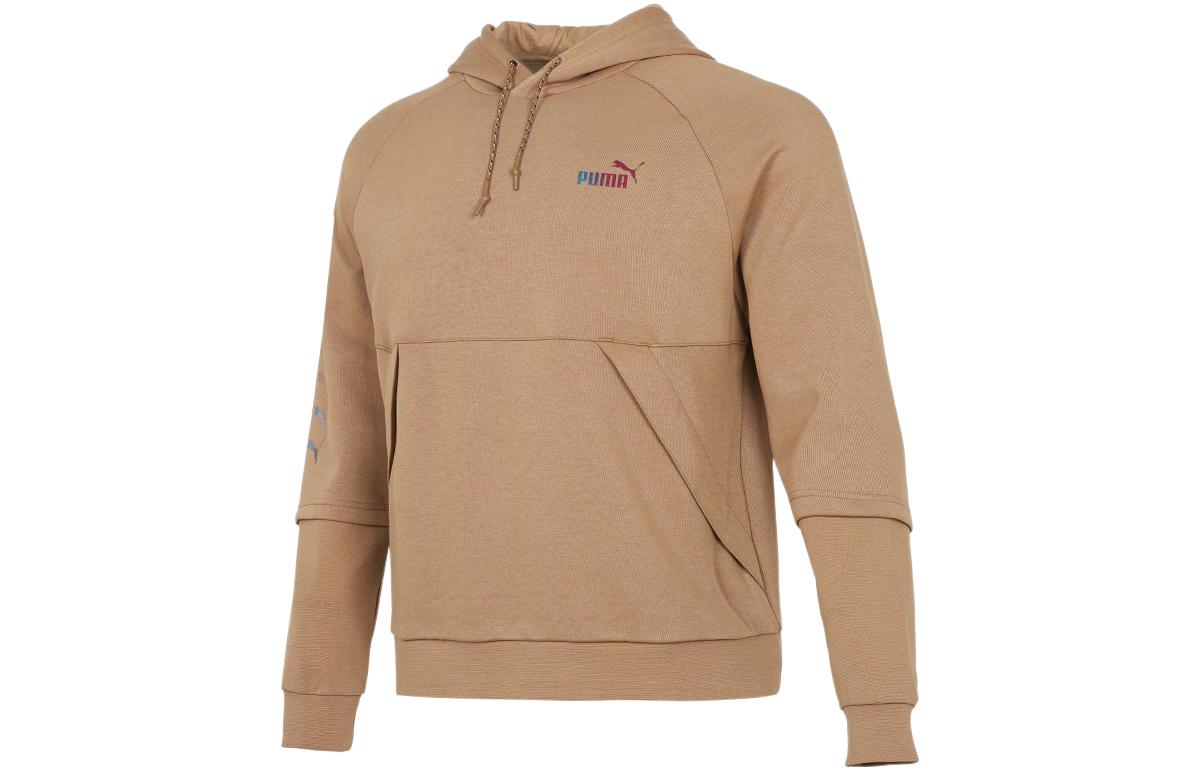 Свитшоты PUMA Унисекс Хаки С капюшоном Умеренный Большой размер 537016-63 M