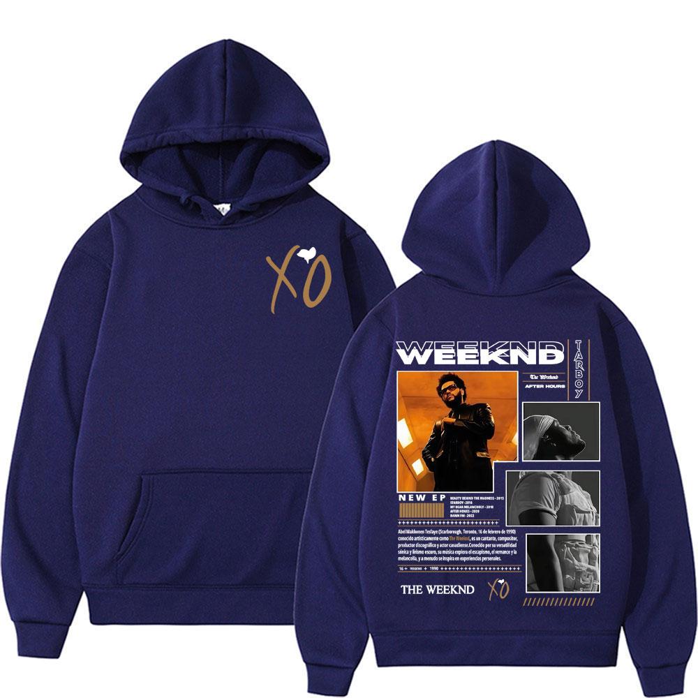 Unisex Woman'sRetro The Weeknd After Hours Album Graphic Hoodie Men Vintage 90s Hip Hop Oversized Hoodies Man Casual Comfort Fleece Sweatshirt