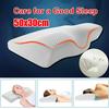 Cuscino in memory foam a lento rimbalzo, cuscino cervicale sagomato, anti russare, cuscini per chi dorme di lato, con federa lavabile per il dolore al collo