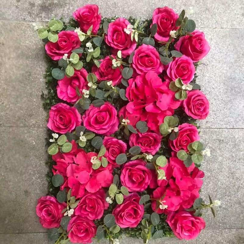 

background wall Simulated flower rose embroidered ball birthday party wedding door decoration fake flower pendant wall decor