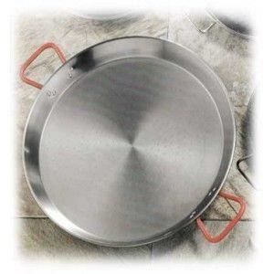 Poele a paella acier poli 32 cm