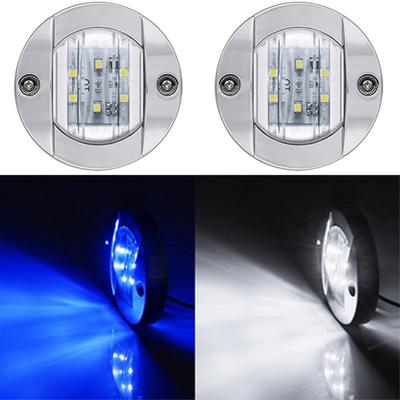 4PCS DC 12V Boat Marine Lights 6 LED Stern Light Waterproof Transom Mount Anchor Navigation Lights For Truck RV Yacht Accessory