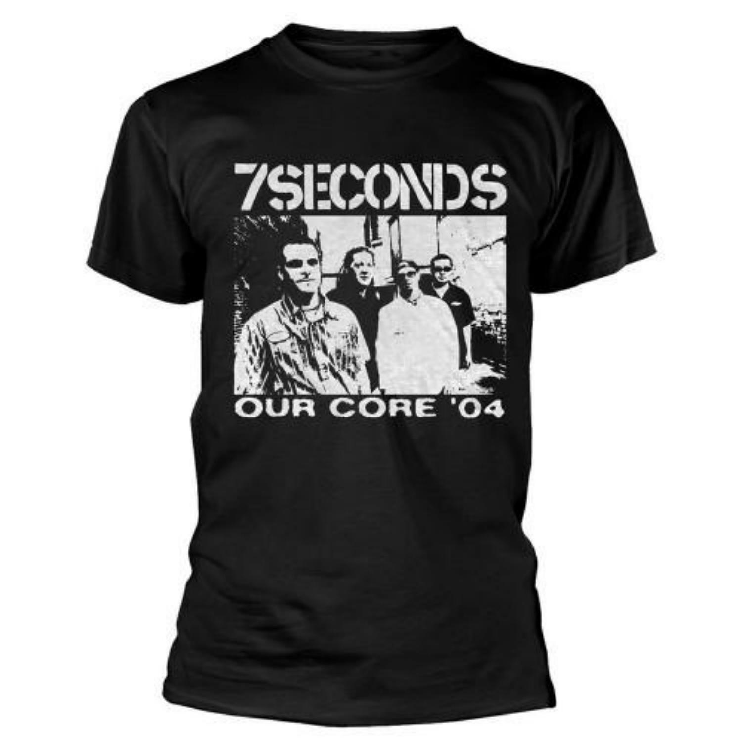 

7 Seconds Unisex Adult Our Core Back Print Cotton T-Shirt S чёрный