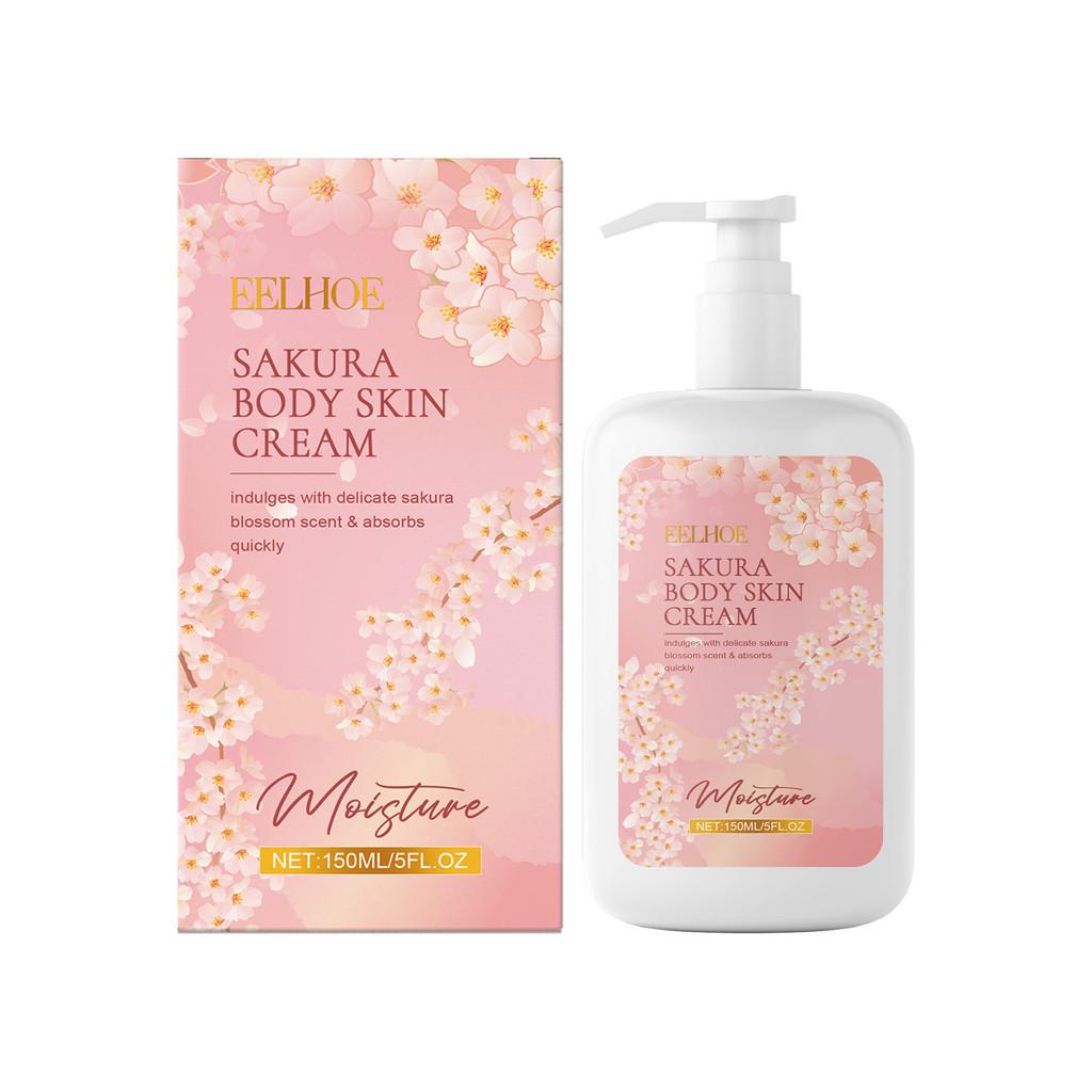 Eelhoe Cherry Blossom Body Care Set Gentle Hydrating Nourishing Moisturizer For Skin