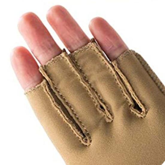 1 Pair Open Finger Balance Pressure Anti-Slip Nursing Gloves Pain Relief Healing Arthritis Compression Gloves Hand Care
