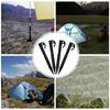 20Pcs Plastics Tent Stakes Tent Pegs Ground Stakes Tent Spikes Lightweight Tarp Pegs Camping Garden Hiking Tent Stake Nail