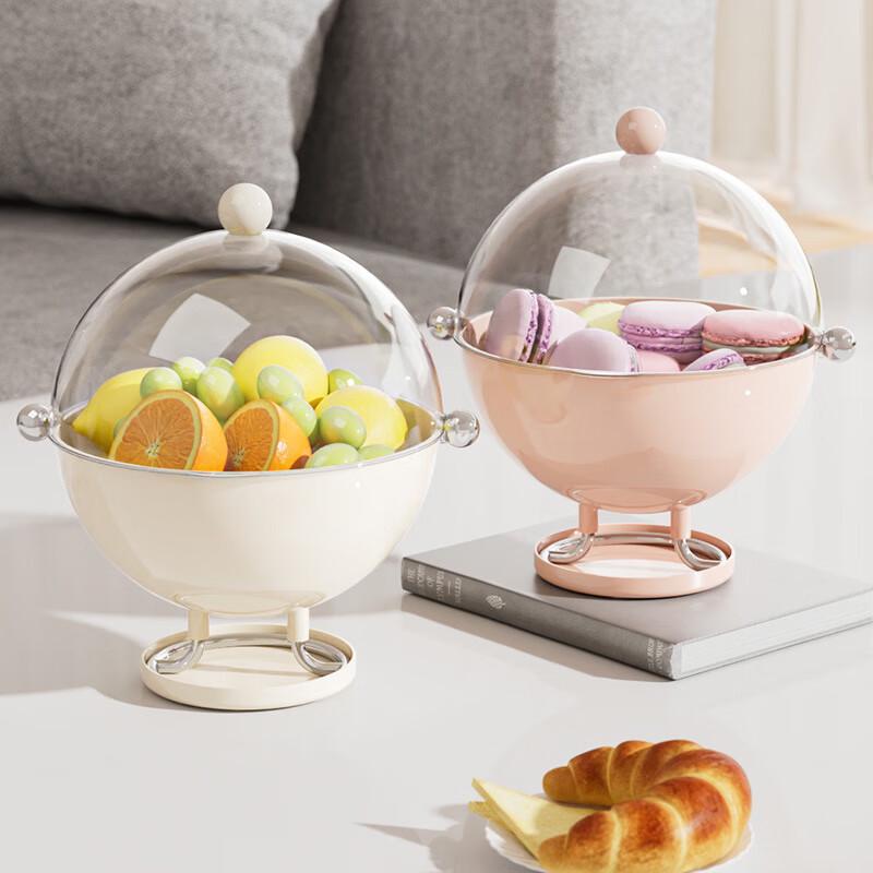 

High-Footed Plastic Fruit & Snack Plate