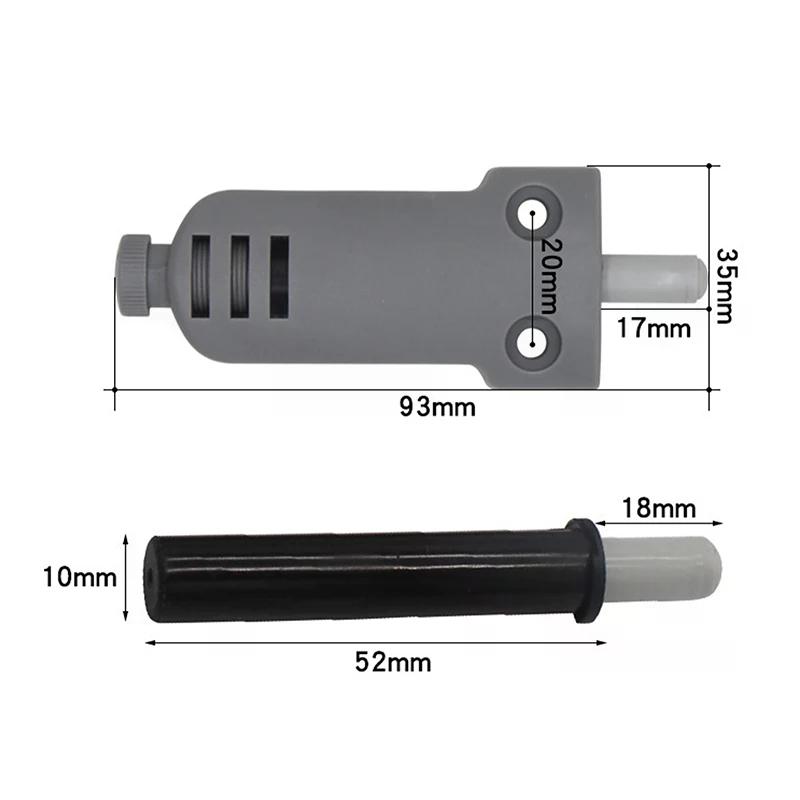 1 Stück Schrankverschlüsse Dämpfer Puffer Kleiderschrank Stopper Schubladentür Stopper Drucktyp Rückprallvorrichtung Möbelbeschlag Zubehör