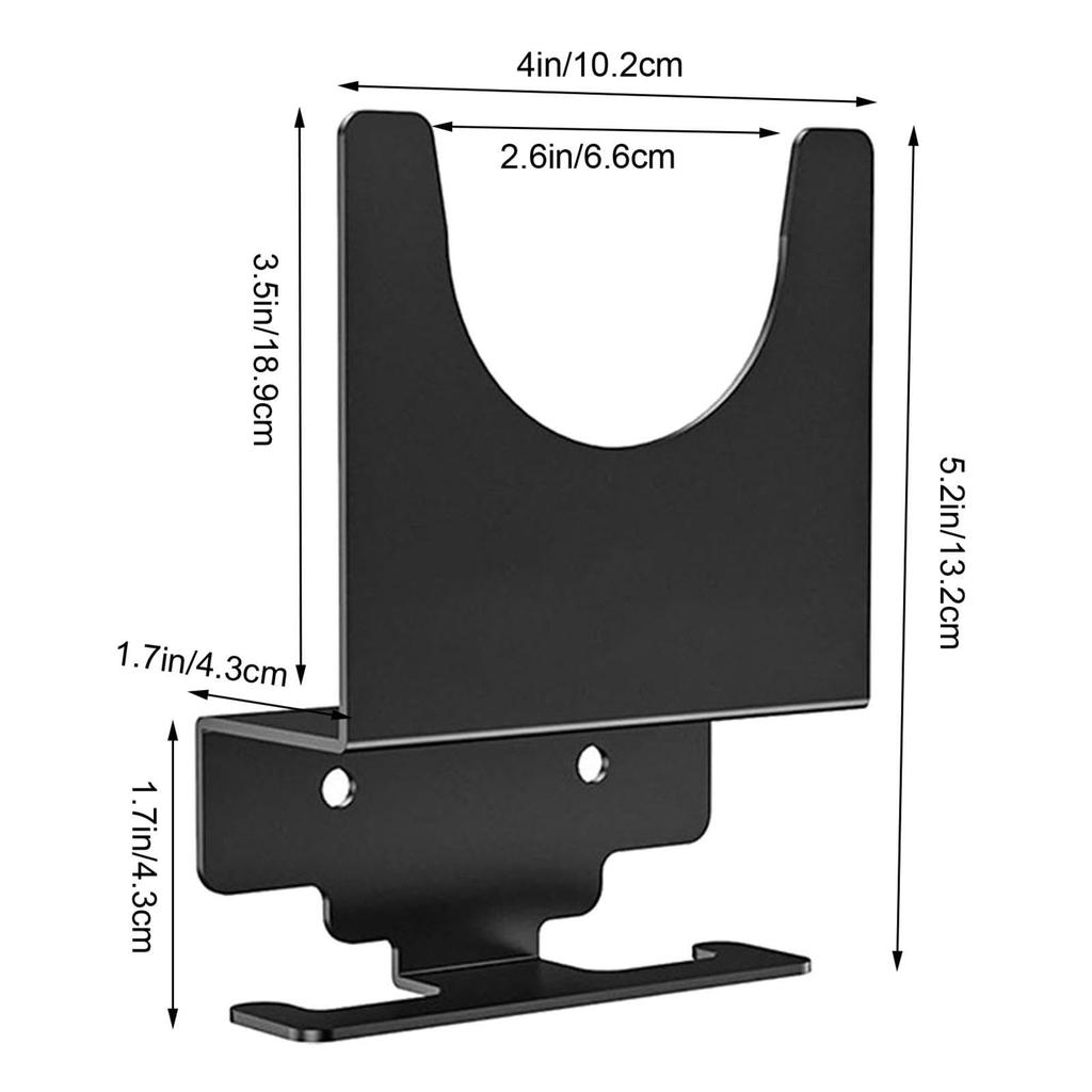 Perfk 2pcs Angle Grinder Holder Polisher Holder Storage Rack Wall Mounting Bracket for Home Shop Workbench Hand Sander Tools