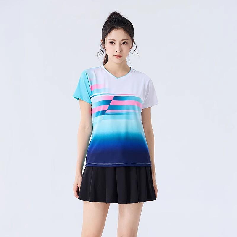 Lightweight Breathable Quick-Dry Sport T-Shirt Badminton Tennis Table Unisex Athletic Wear