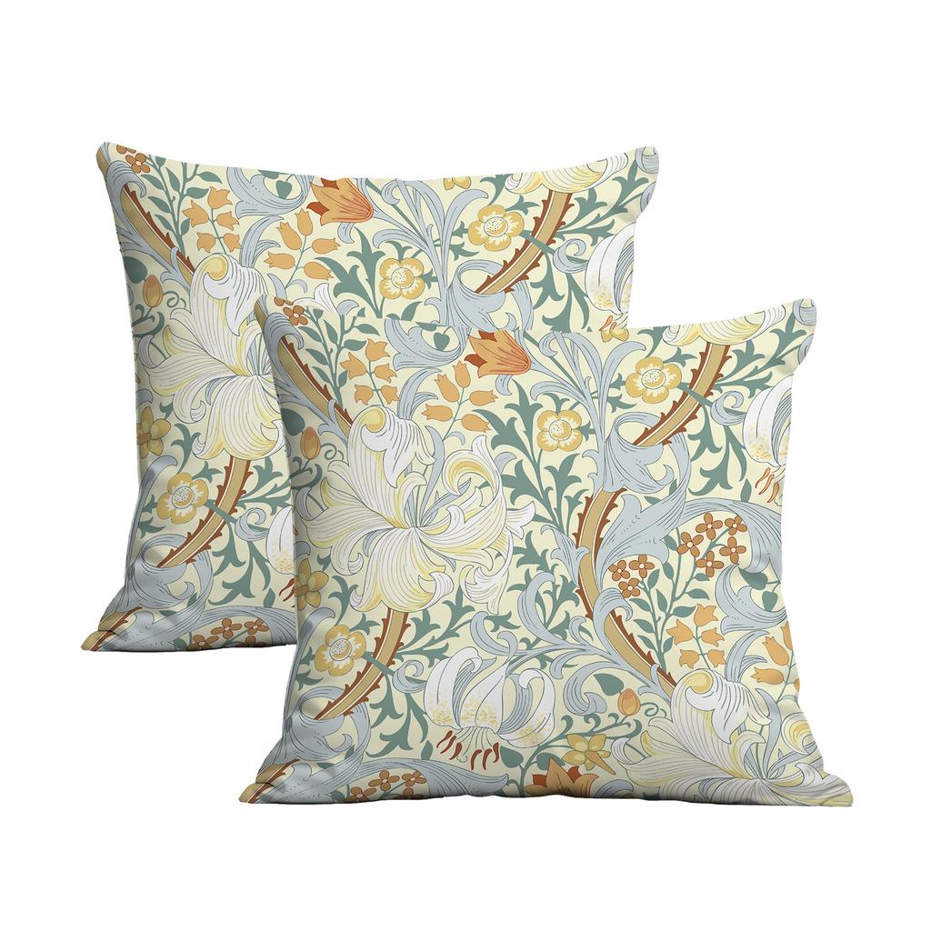 New Creative European Retro Floral Pillowcase Double-sided Printed Home Cushion Pillowcase Multiple Styles Available