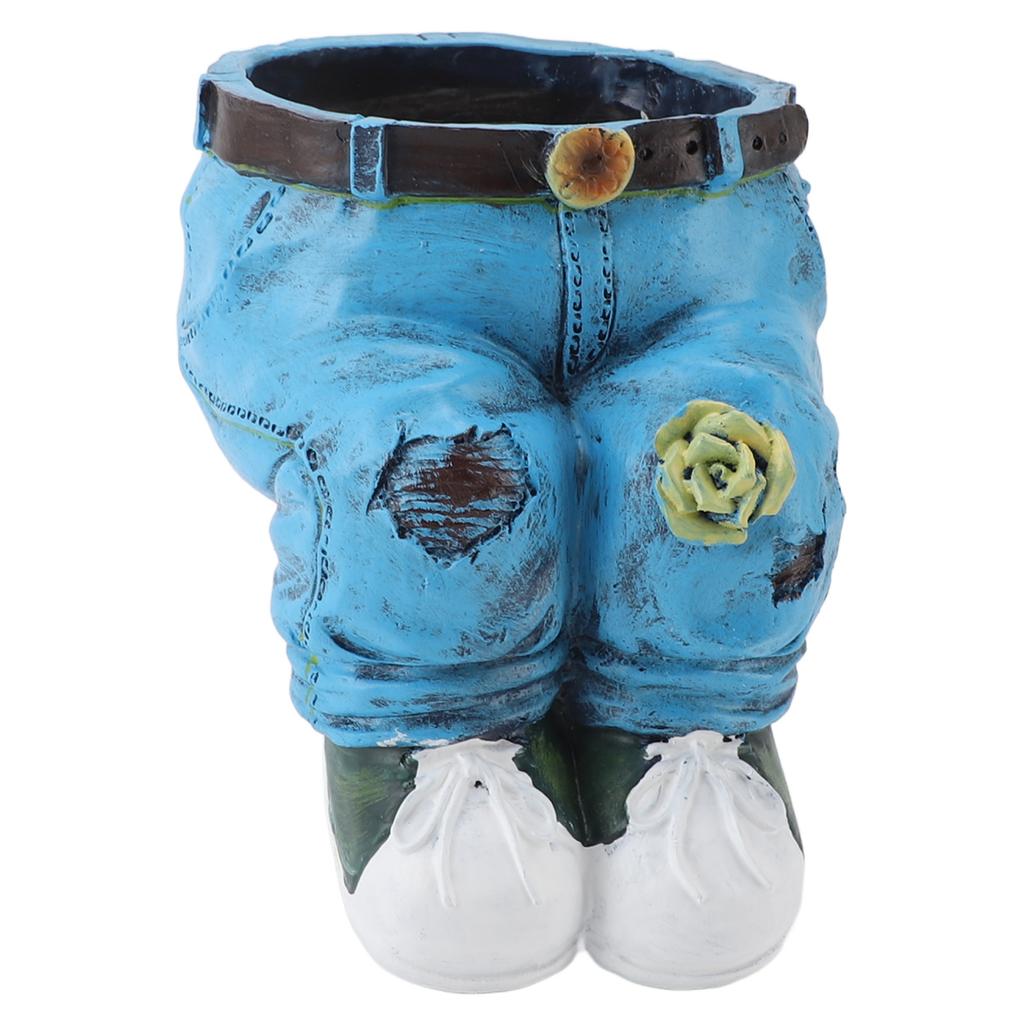 Hose Blumentopf Harz Stilvoller Look Vielseitiger Dekorativer Blumenzucht-Topf Pflanzgefäß Garten