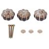 3pcs Gold Pumpkin Cabinet Knobs Durable Pumpkin Pull Handles Classical Pumpkin Door Pulls  Cabinet