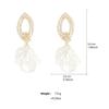 FEEHOW Tassel Seashell Flower Earrings: Women's Niche High-End Jewelry Design