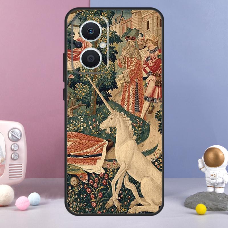 Renaissance art Painting Funda For OPPO Reno 8 Lite 11F 12F 13F 14F 10 11 12 13 14 Pro OPPO Find X9 X5 X6 X8 Pro Case