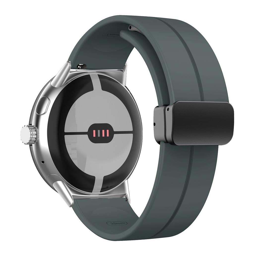 NEW Silicone Strap for Google Pixel Watch 3 45mm Band for Google Pixel Watch 1 2 3 41mm Magnetic Wristband Bracelet Accessories