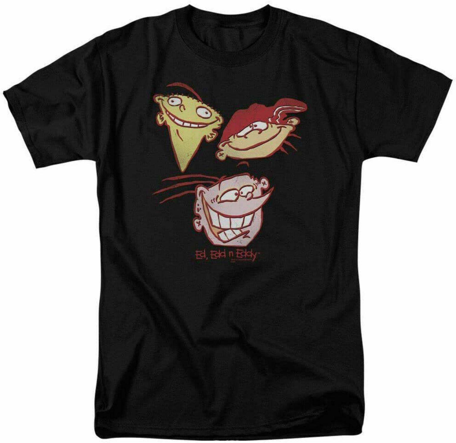 Ed Edd n Eddy Faces T-Shirt XXL чёрный