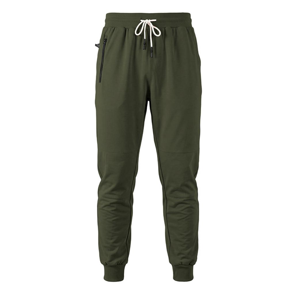 Men's Joggers Sweatpants Wicking Outdoor Casual Color Pants for Running and Commuting