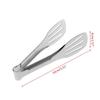 Stainless Steel Kitchen BBQ Tongs Salad Cooking Clip Serving Clamp Bread