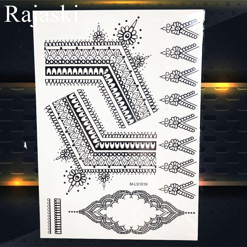 Buy 1PC Black Flower Bracelet Tattoo Women Fashion Stickers Body Art  Drawing Tattoo at affordable prices — free shipping, real reviews with  photos — Joom, image size:1000x1000