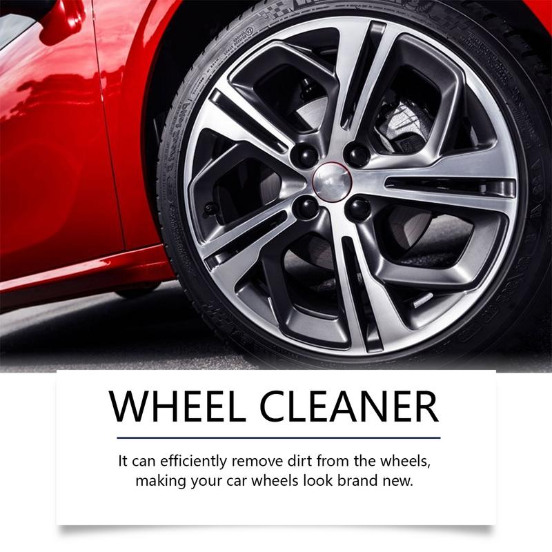 Wheel Cleaning Spray Remove Car Wheel Tire Dirt Spray Cleaner Ensures Driving Safety Tyre Grease And Brake Dust Cleaner For