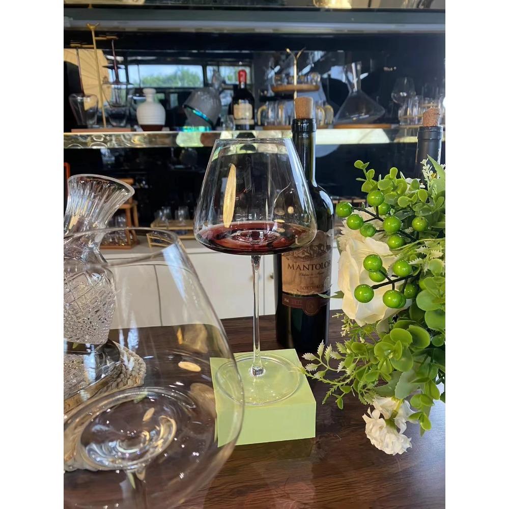 720ml Large European Wine Glasses Burgundy Clear Red Wine Glasses High Value Crystal Glass Grape Champagne Glasses High Capacity
