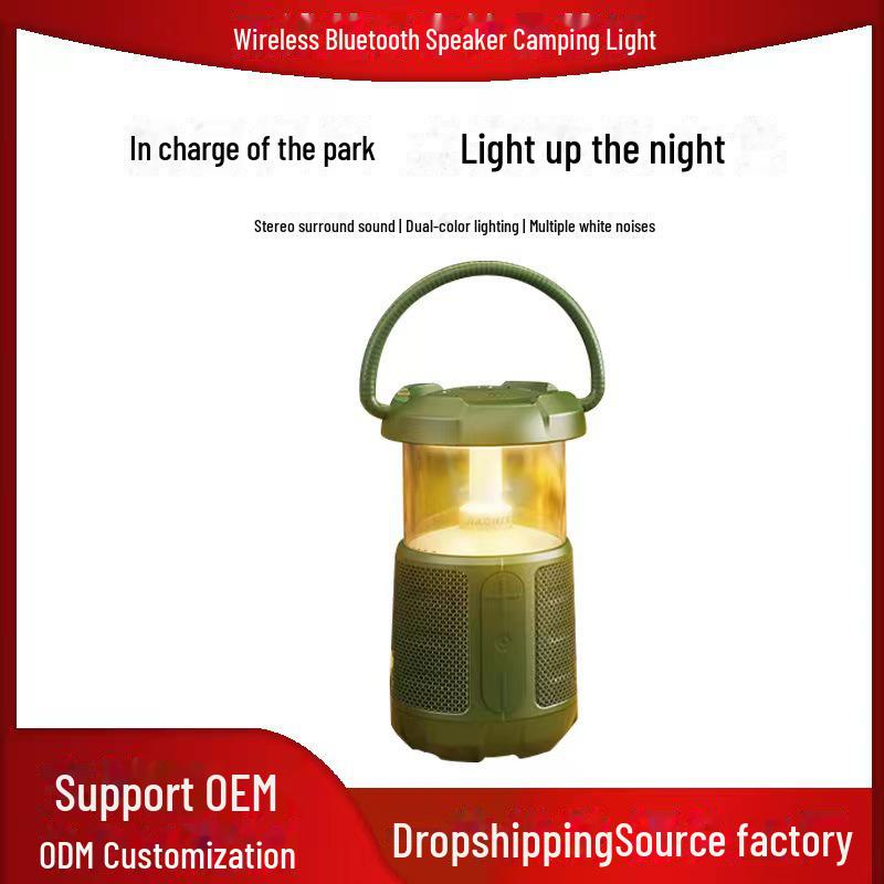 Marti T20 Outdoor Bluetooth Speaker with Portable Camping Light, Long Battery Life, and Stereo Sound Quality