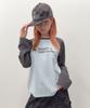 Taibseobiseu Dotted Raglan Top [Charcoal]