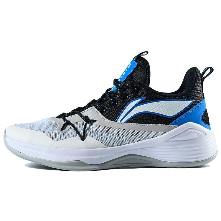 

Кроссовки для баскетбола Li Ning Combat с нескользящей подошвой, износостойкие, мужские, синие ABPQ013-3