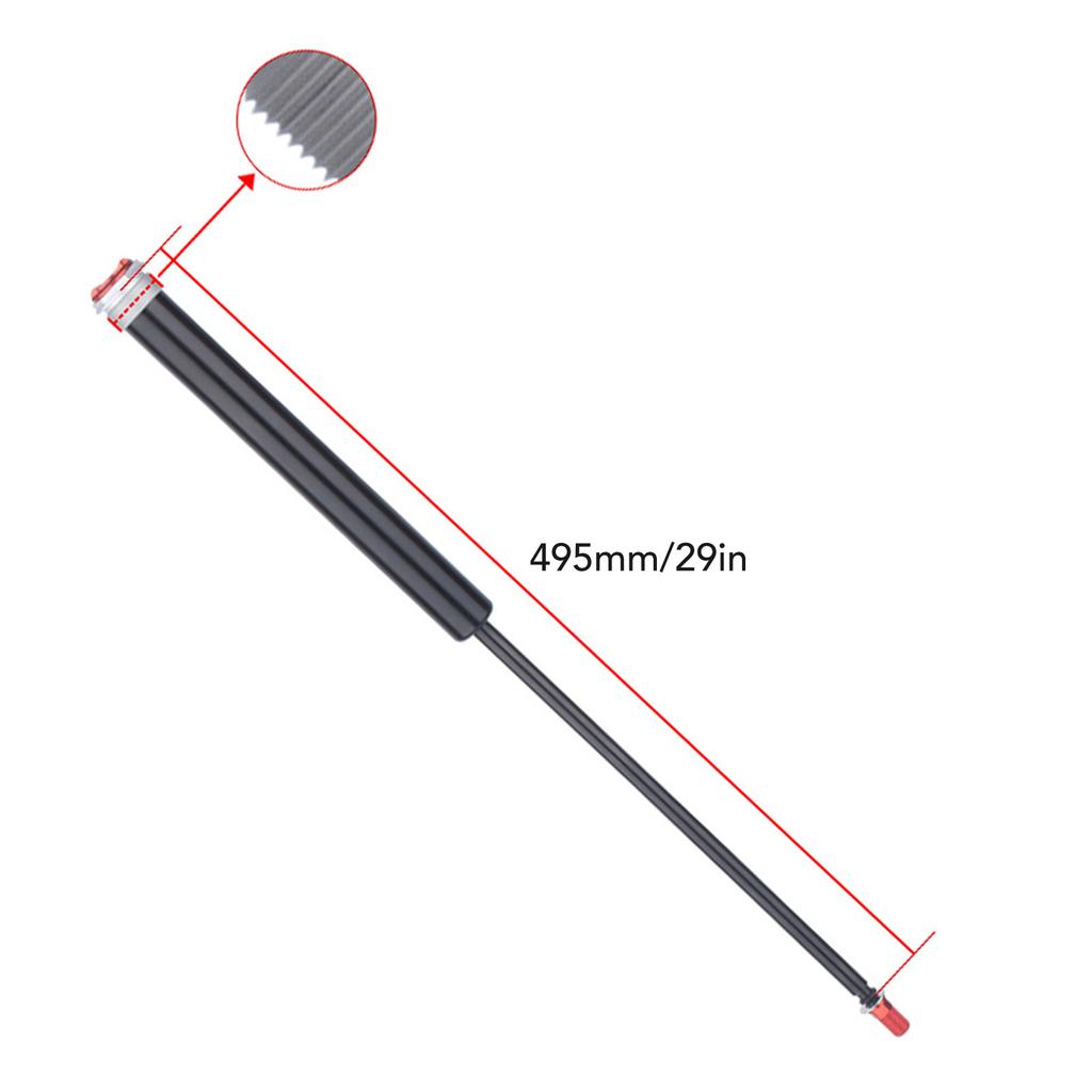 Bicycle Fork Air Pneumatic Rod Double Chamber Aluminum Alloy Air Pneumatic Rod for 29 Inch Bike Fork Repair Parts