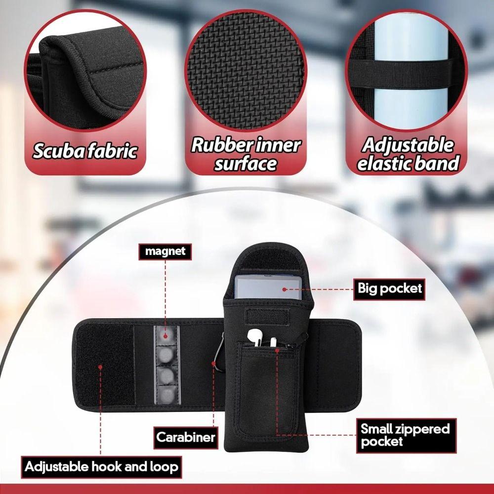 Magnetic Water Bottle Sling Bag Adjustable Sports Water Bottle Bag Gym Bottle Bag  Gym